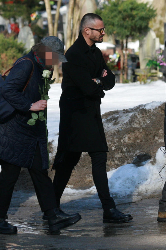 Pogrzeb Mirosława Krawczyka w Gdańsku: Aneta Zając i Mikołaj Krawczyk