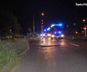 Koszmarny wypadek na DW910 w Będzinie. Dwie osoby nie żyją. Nie mieli szans