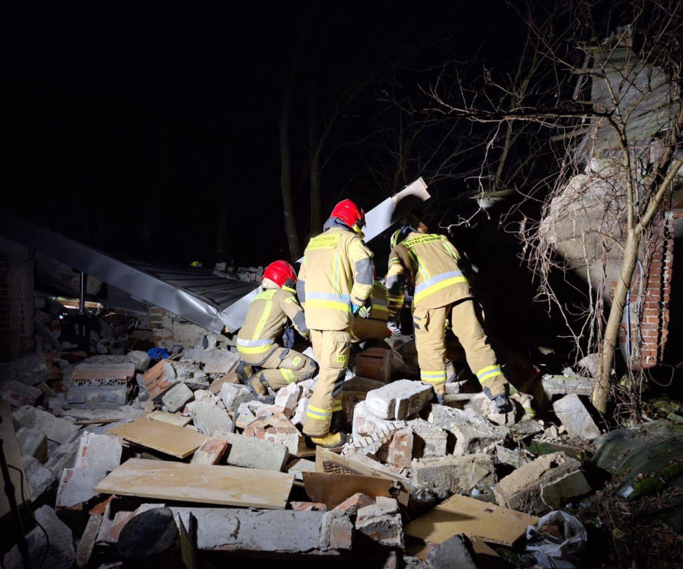 Zawalenie się domu pod Zgierzem