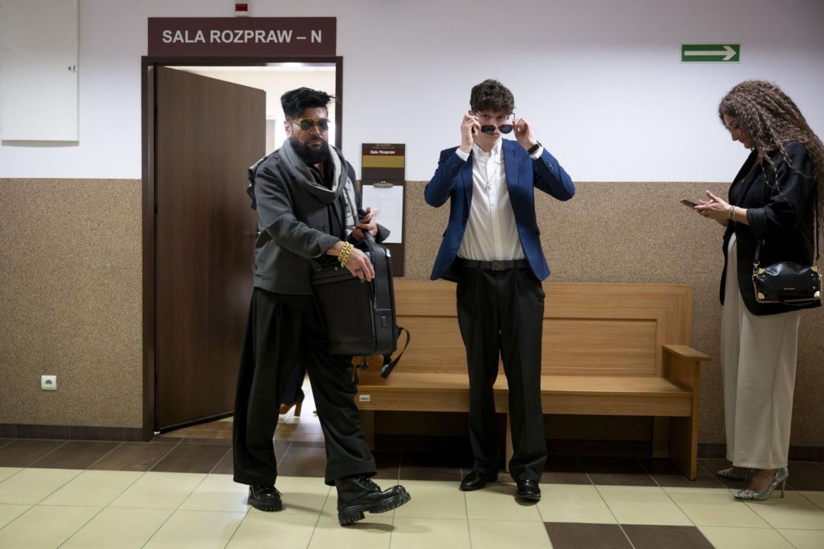 Krzysztof Rutkowski, Aleksander Zych i Natasha Zych w sądzie. Chodzi o alimenty