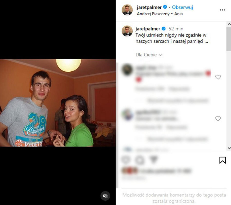  Ania Przybylska odeszła 10 lat temu. Tak Jarosław Bieniuk upamiętnił rocznicę śmierci żony