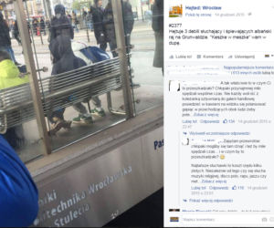 Wrocławianie hejtują ludzi słuchających głośno muzyki albo śpiewających na przystankach i w tramwajach