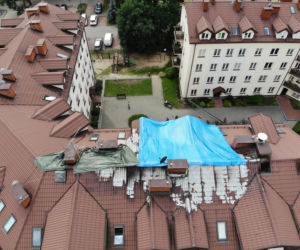 Piorun uderzył w blok i zniszczył nam mieszkania