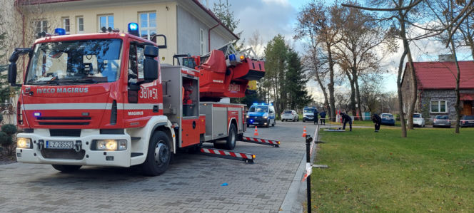 Próbna ewakuacja w zamojskim "rolniczaku"