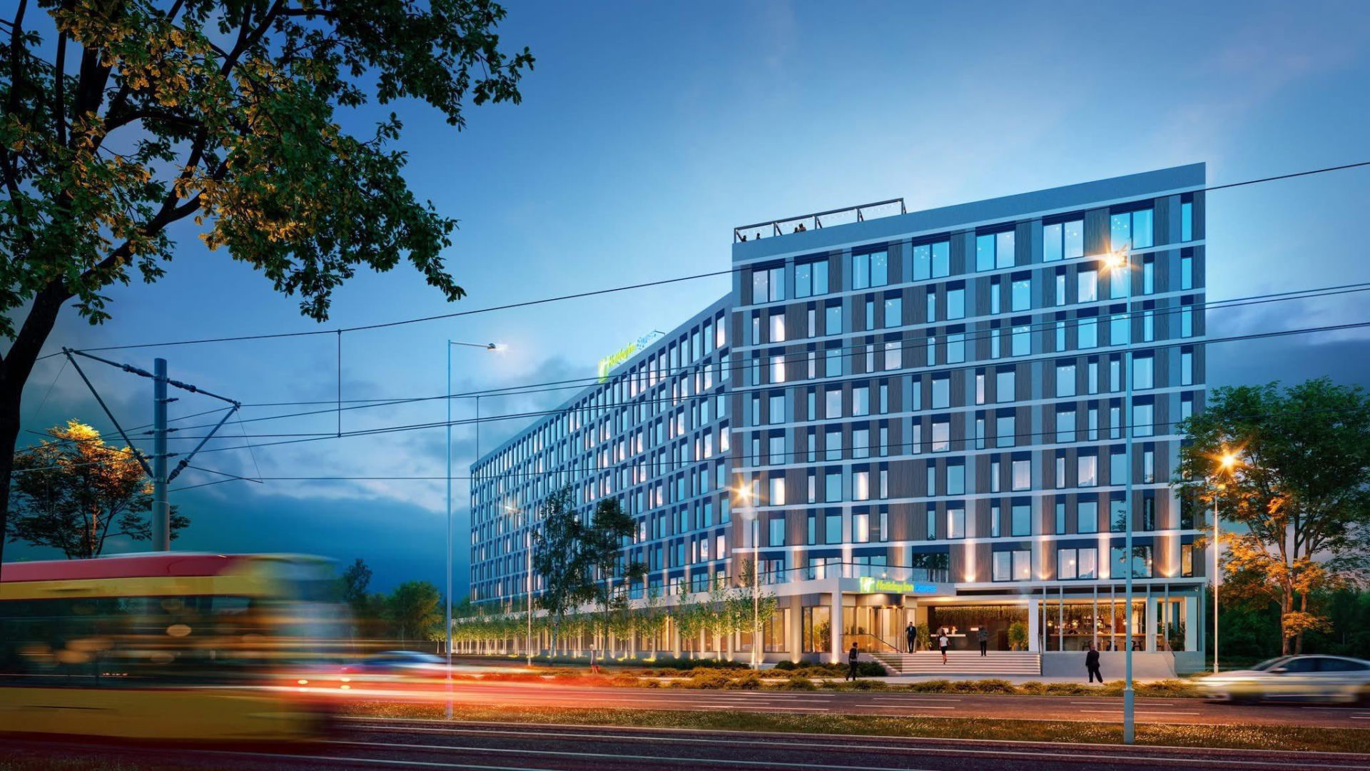 Wizualizacja hotelu Holiday Inn Warszawa Sobieskiego