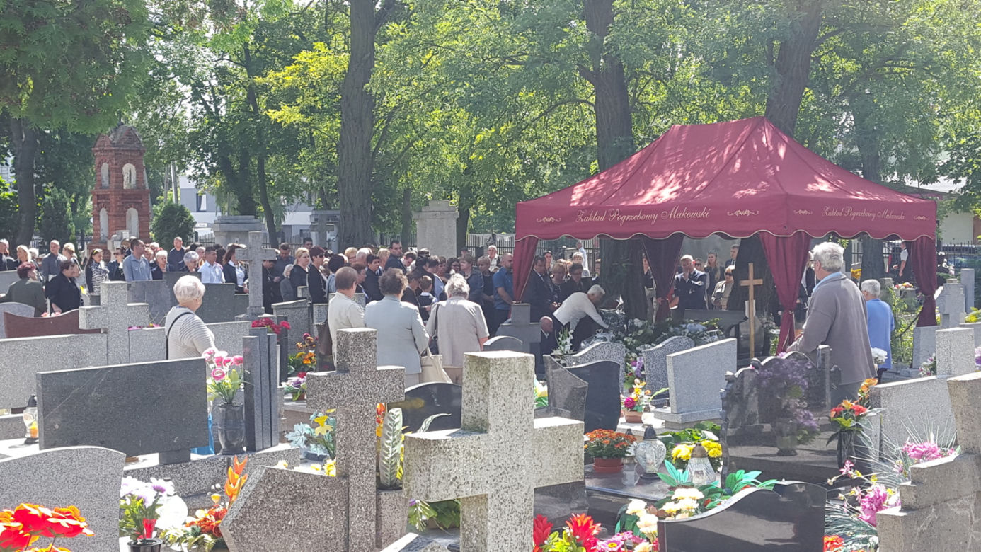 POGRZEB PATRYCJI ZAMORDOWANEJ NAD JEZIOREM WIECANOWSKIM