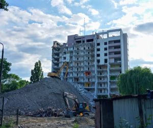 Rozbiórka Domu Marynarza - czerwiec 2020