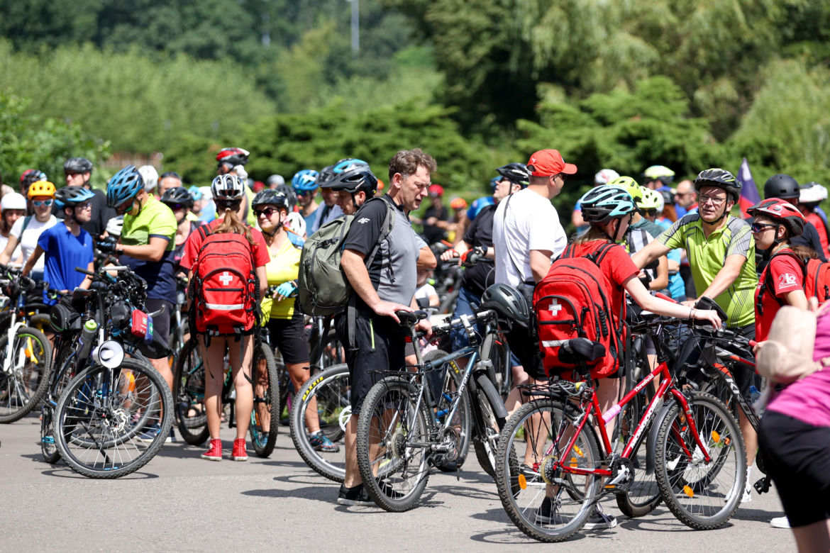Śląskie Święto Rowerzysty w Parku Śląskim obchodziło kilkuset fanów dwóch kółek