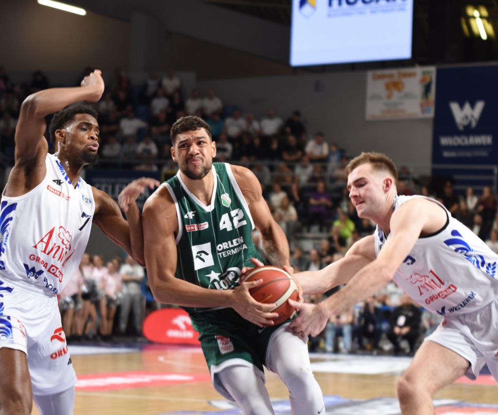 Legia Kosz wygrała 91:83 na wyjeździe z Anwilem Włocławek