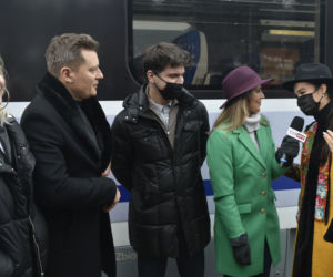 Gwiazdy TVP przyjechały pociągiem do Zakopanego