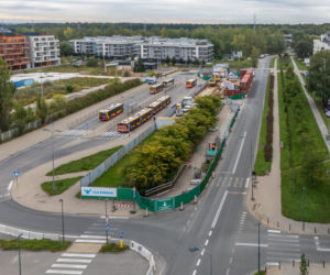 Rozbudowa układu torowego na stacji metra Kabaty w Warszawie