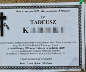 Ostatnia droga biznesmena. Zamordowany Tadeusz K. pochowany na cmentarzu