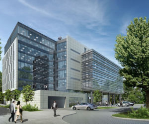 Sterlinga Business Center - budowa pnie się w górę, stan surowy zakończony