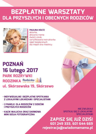 Świadoma mama Poznań plakat