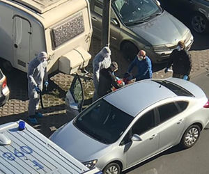 Koronawirus w Łodzi. 42-latek z podejrzeniem COVID-19 uciekł ze szpitala. Policja znalazła go na Teofilowie