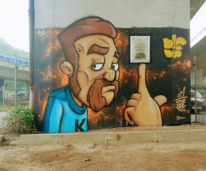 Murale na filarach Trasy Zamkowej