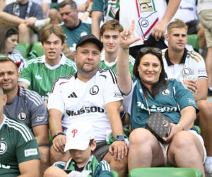 Legia Warszawa - Zagłębie Lubin: Zdjęcia kibiców