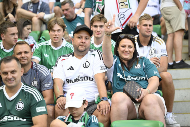 Legia Warszawa - Zagłębie Lubin: Zdjęcia kibiców