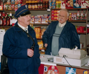 Gustaw Lutkiewicz, Jerzy Turek w serialu Złotopolscy, 1999r.