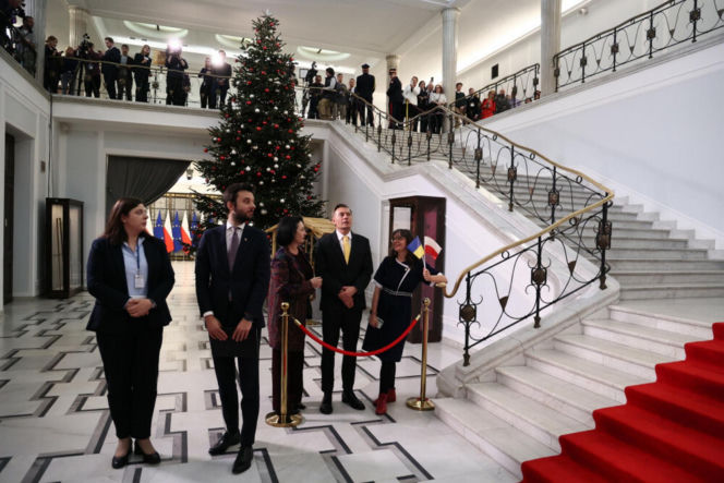 Wołodymyr Zełenski w polskim Sejmie