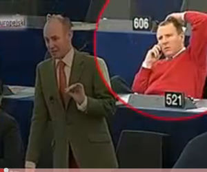 Jacek Kurski przyłapany przez kamerę