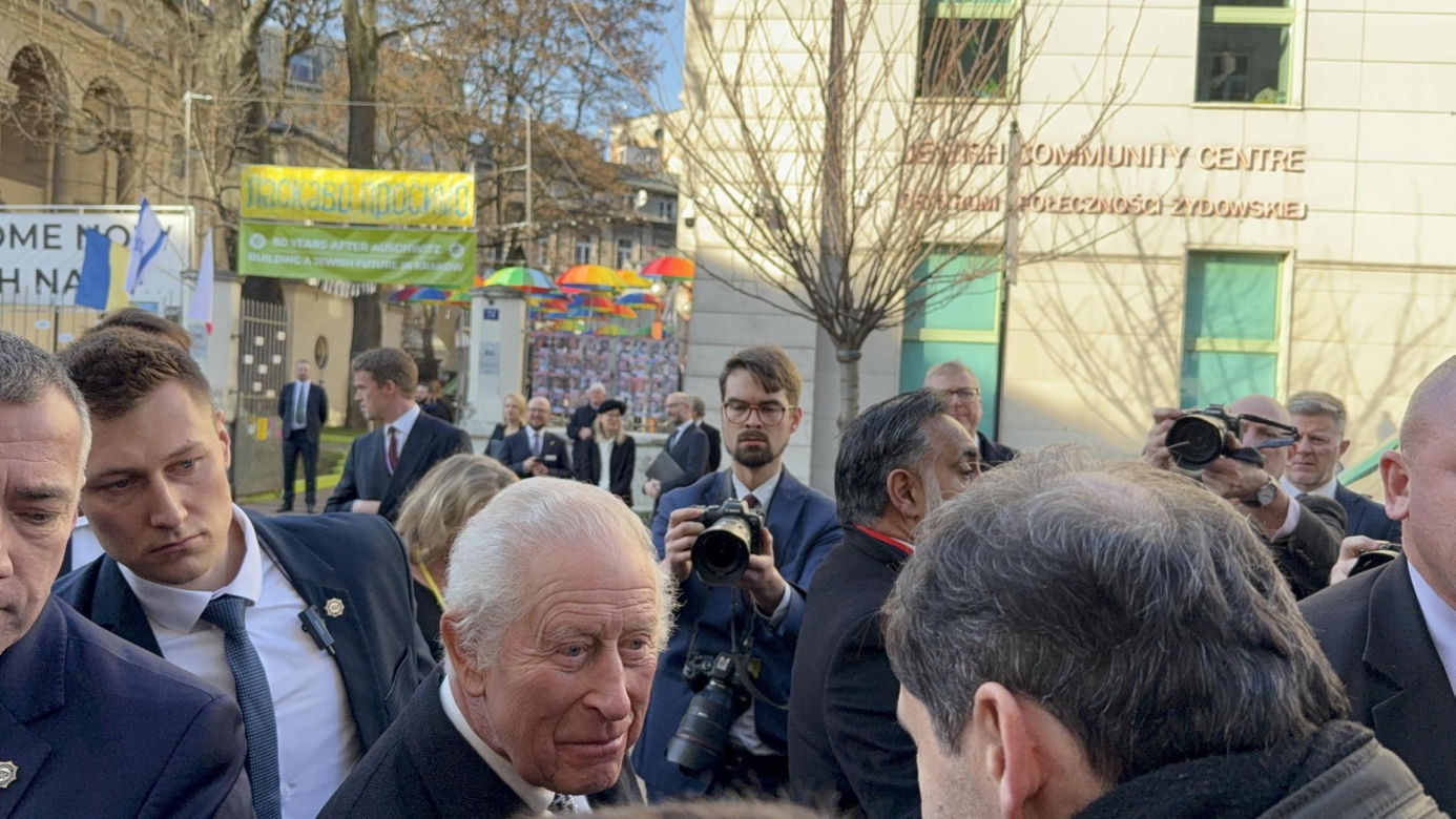Wizyta króla Karola III w Krakowie.