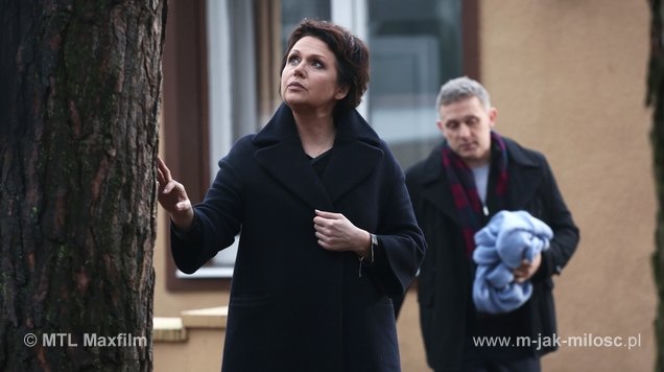 M jak miłość odc. 1143. Artur Rogowski (Robert Moskwa), Marysia (Małgorzata Pieńkowska)