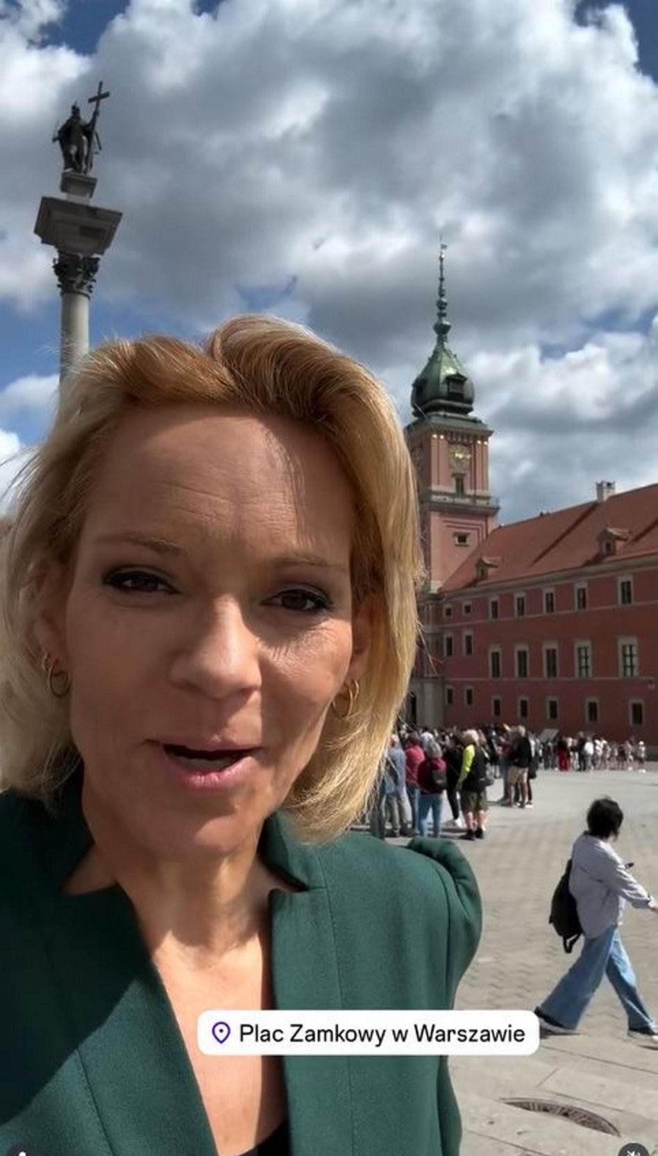 Kasia Madera na prezentacji BBC News Polska