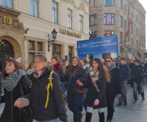 Polonez dla Fredry z prowadzącymi popołudniowy program w Radiu ESKA