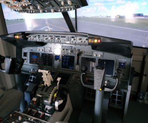 symulator Boeinga 737 na leszczyńskim lotnisku