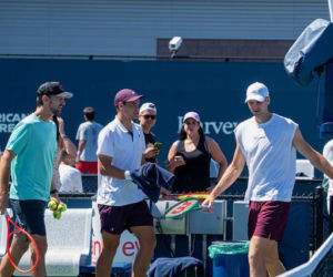 Trening polskich tenisistów przed US Open 2026