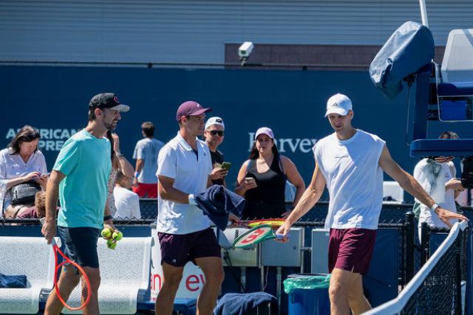 Trening polskich tenisistów przed US Open 2026
