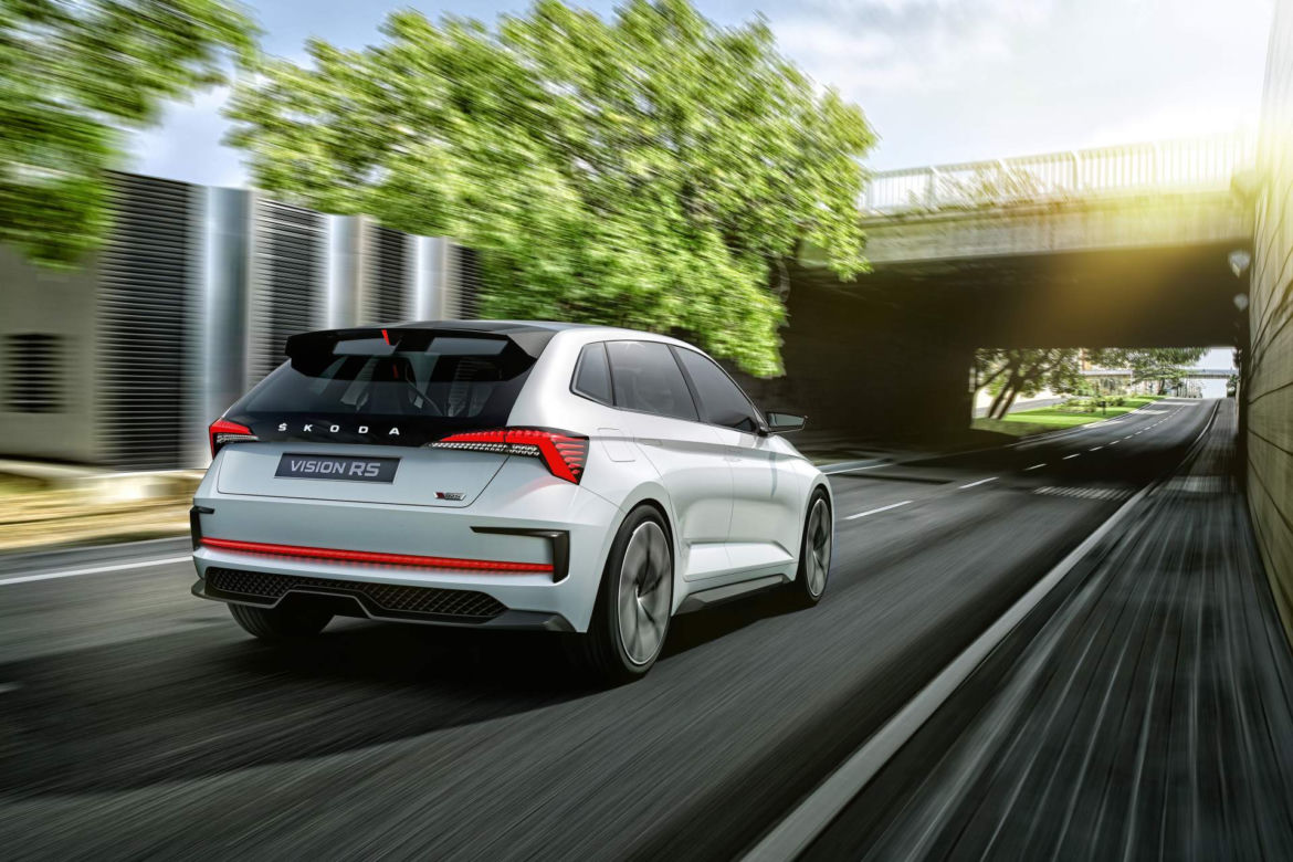 Skoda Vision RS - następca Rapida na Paris Motor Show 2018
