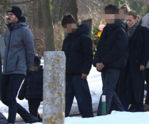 Pogrzeb Mirosława Krawczyka w Gdańsku: Aneta Zając i Mikołaj Krawczyk