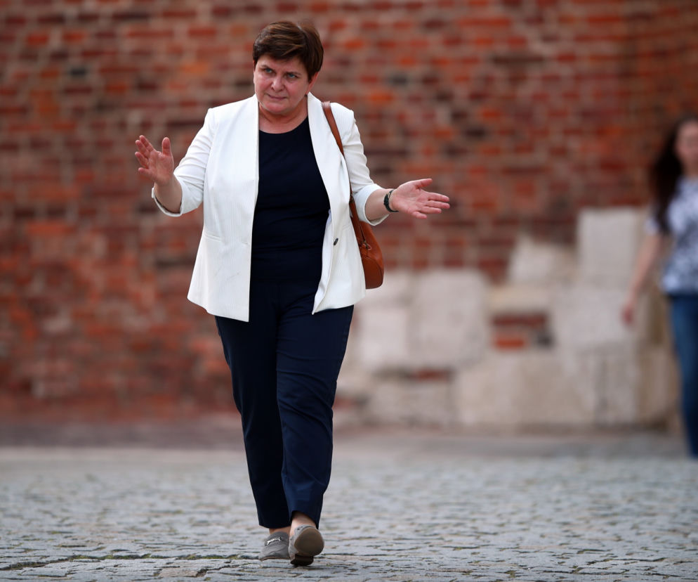 Beata Szydło wywołała burzę podczas meczu Szwecja - Polska. Nagle wspomniała o 500 plus