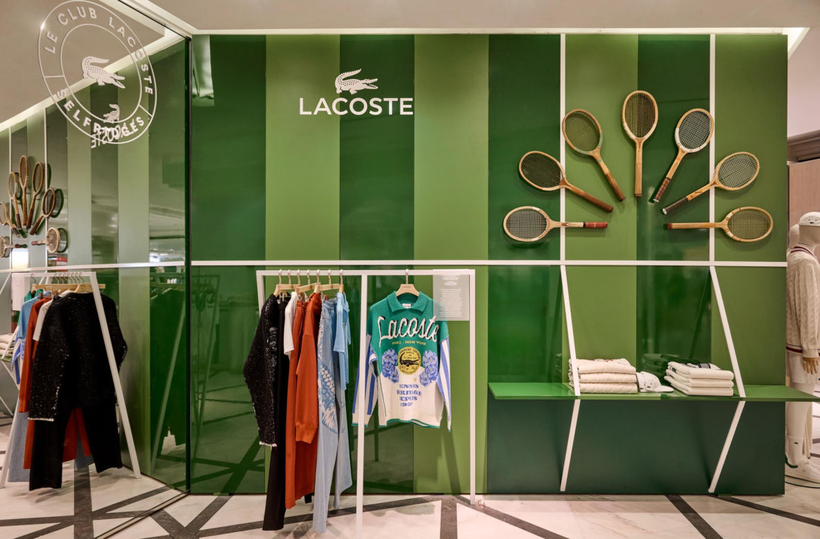 Stoisko Lacosta podczas akcji Sportopia