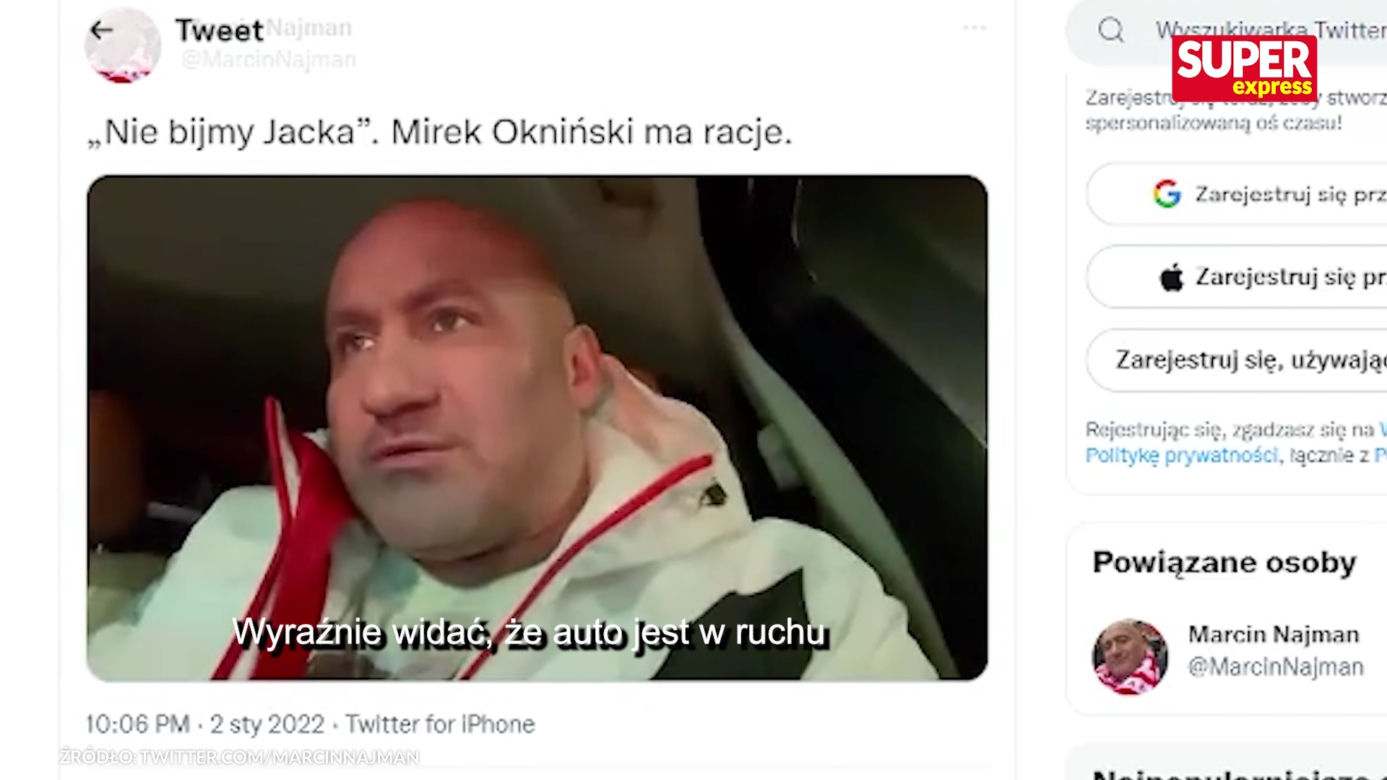 Marcin Najman jeździł autem mimo zakazu