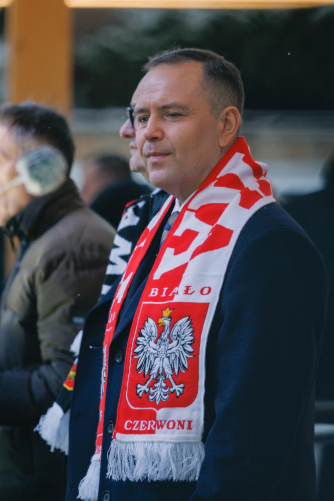 Karol Nawrocki wziął udział w Patriotycznej Pielgrzymce Kibiców na Jasnej Górze