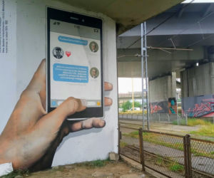 Nowy mural na filarze Trasy Zamkowej