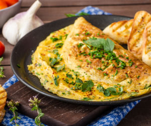 Omlet z ziołami