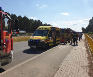 Groźny wypadek w podbydgoskim Bożenkowie! Dwie osoby trafił do szpitala [ZDJĘCIA]