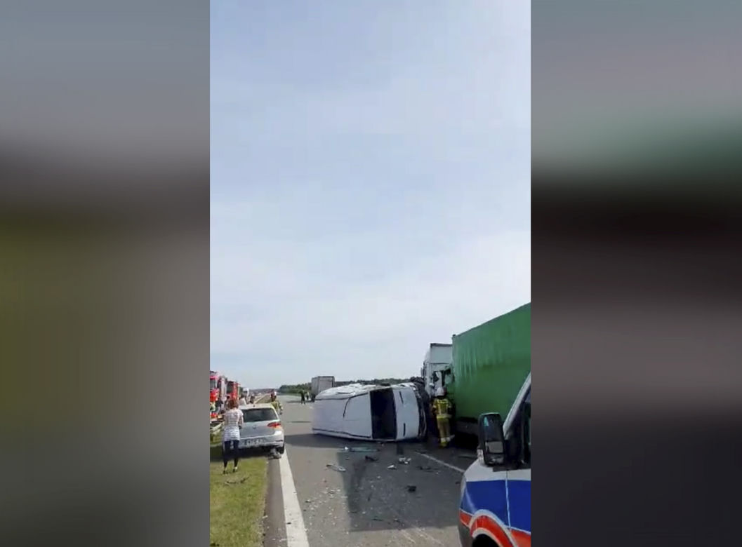 Modła królewska - koszmarny wypadek na A2
