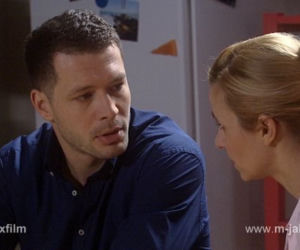 M jak miłość odc. 998. Małgosia (Joanna Koroniewska), Tomek (Andrzej Młynarczyk)