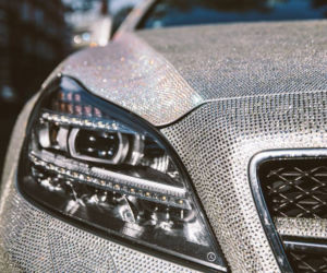 Mercedes CLS 350 w kryształach Swarovskiego