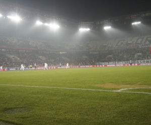 Górnik Zabrze - Lechia Gdańsk: Ponad 8 tysięcy fanów wspierało Trójkolorowych