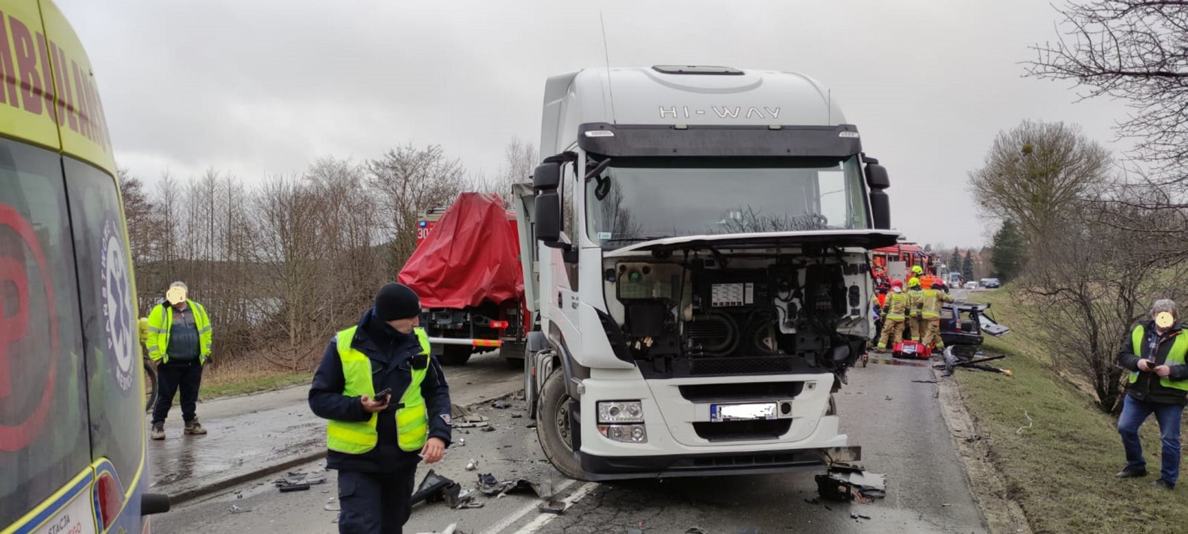 Wypadek przy ul. Bałtyckiej w Olsztynie