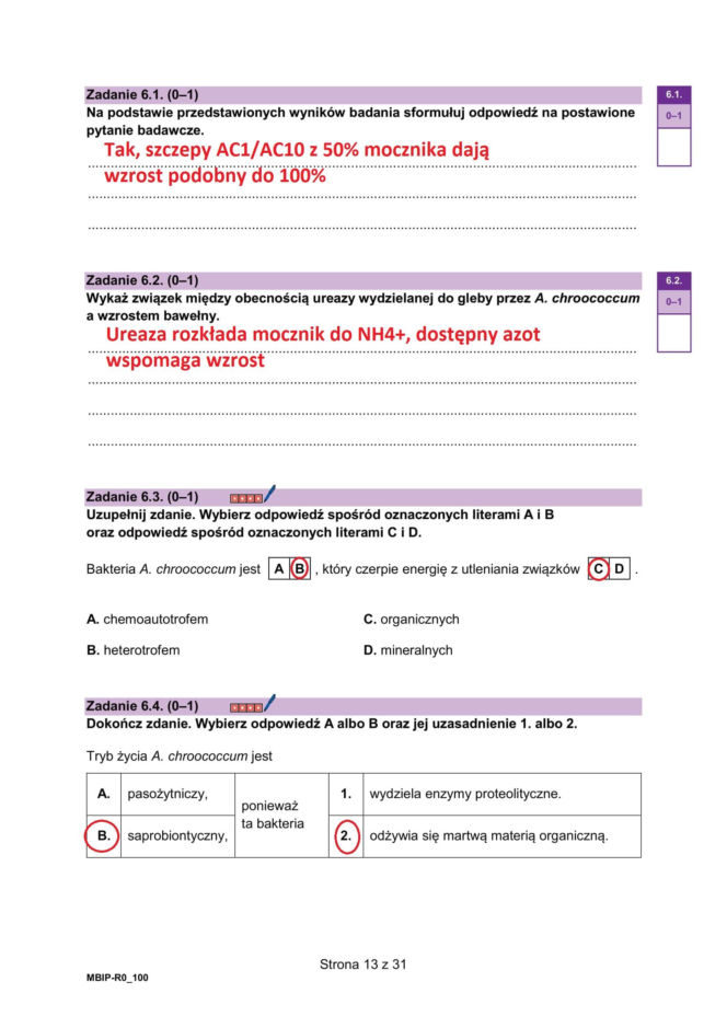 Matura próbna 2026 - biologia. Wszystkie odpowiedzi do arkusza CKE z biologii 14.01.2026