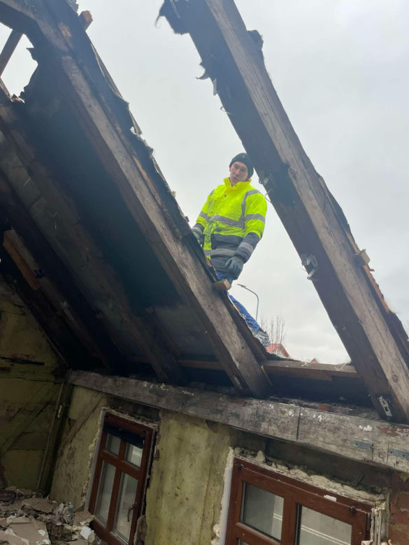 Tragiczny pożar w Czaplinku w święta Bożego Narodzenia 26.12.2024