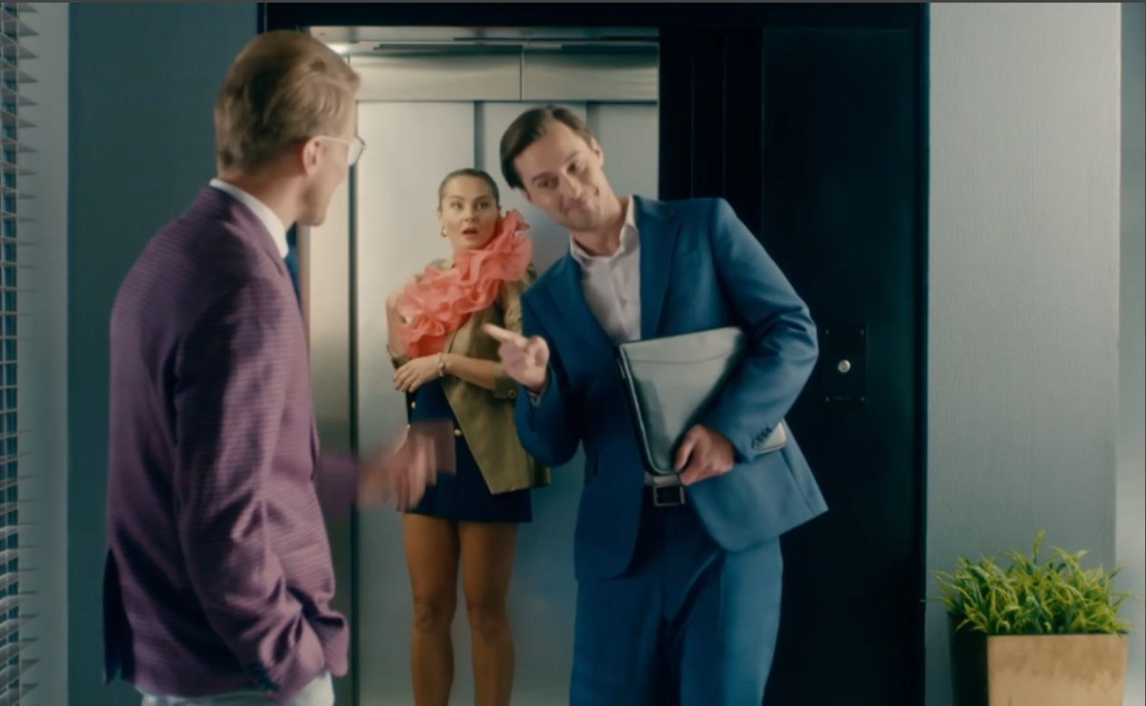 BrzydUla 2, odcinek 177, Violetta (Małgorzata Socha), Sebastian (Łukasz Garlicki), Marek Dobrowolski (Aleksandar Milićević)