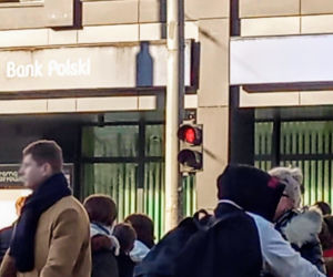 Nieprzyjazne przejście dla pieszych na Bramie Portowej